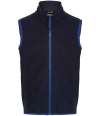 RG334 TRA883 Kids Micro Fleece Bodywarmer Navy / new royal blue colour image